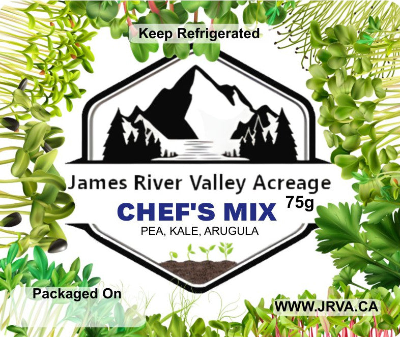 Chef's Mix - Arugula, Kale, Leek, Pea