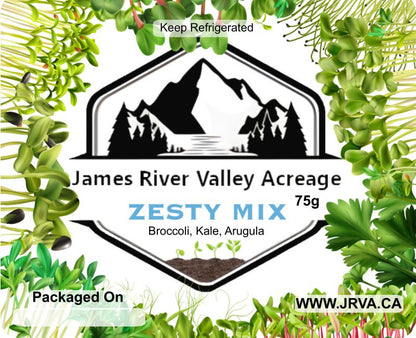 Zesty Mix - Arugula, Broccoli, Kale, & Leek