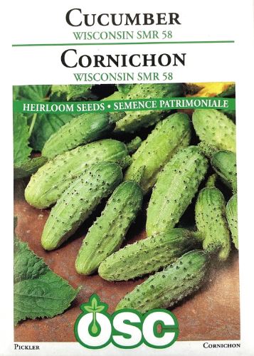 Wisconsin SMR-58 Organic Cucumber (Pickling Type)